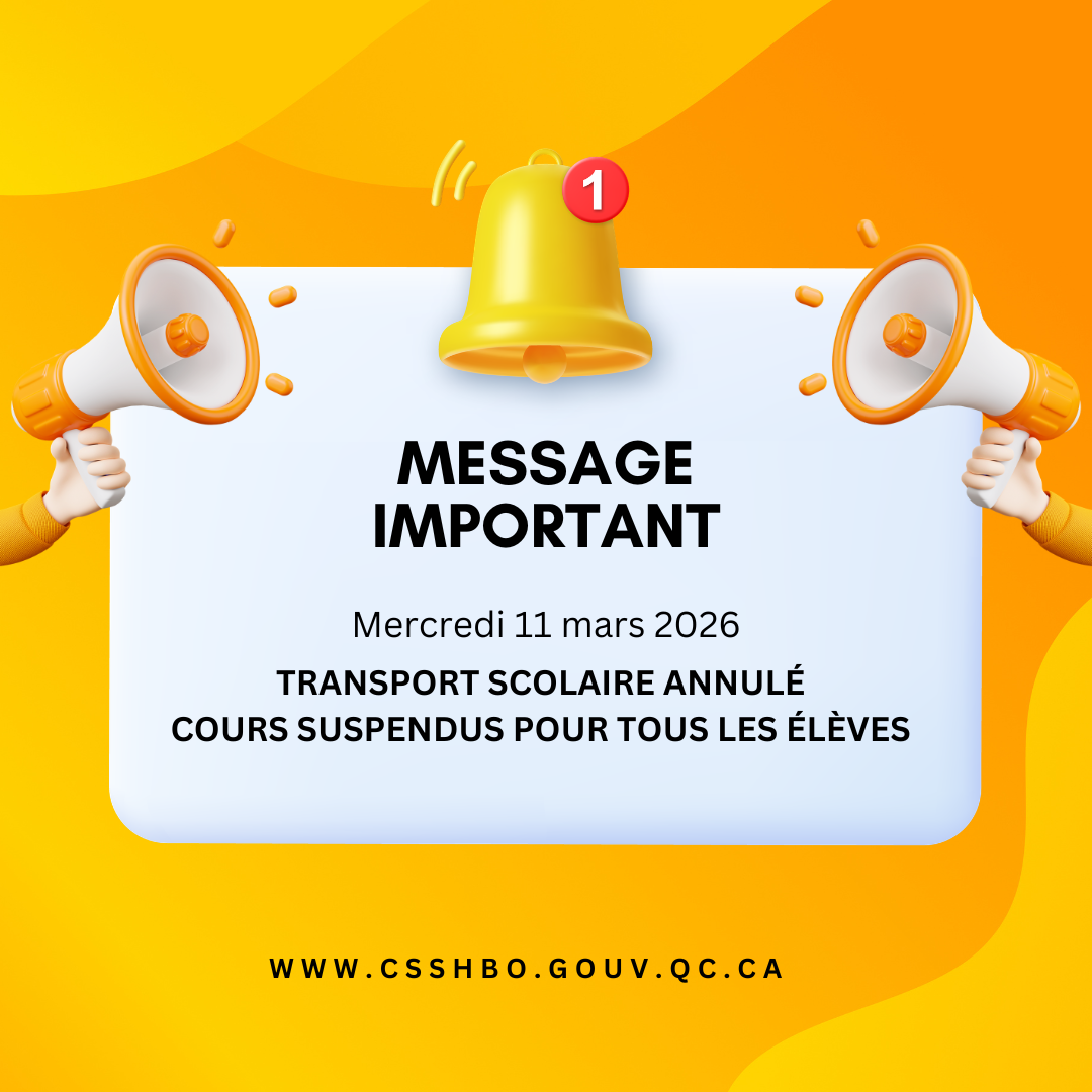 ❄️ Avis important – Mercredi 11 mars 2026