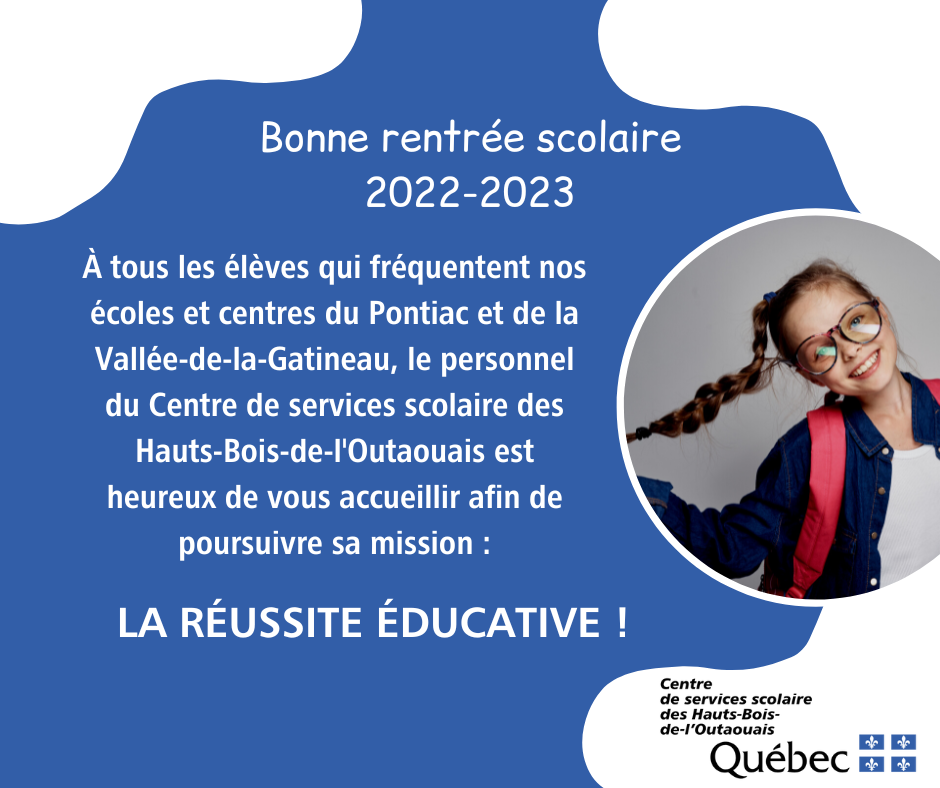 Bonne rentrée à tous les élèves