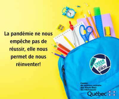 LA PANDÉMIE NE NOUS EMPÊCHE PAS DE RÉUSSIR, ELLE NOUS PERMET DE NOUS RÉINVENTER!