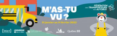Du 31 janvier au 11 février se tiendra la Campagne provinciale de sécurité dans le transport scolaire 2022